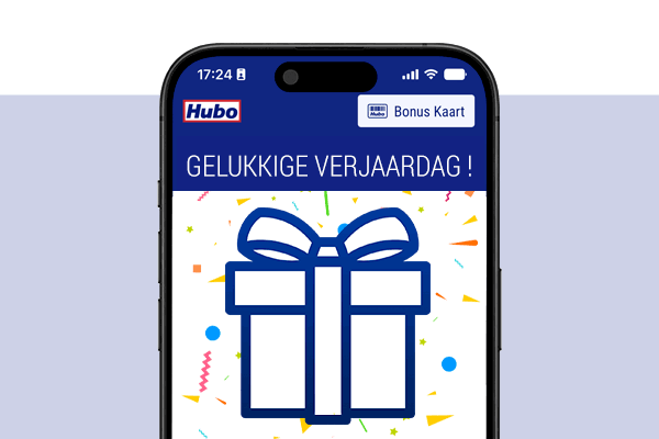 Hubo App Verjaardagscadeau