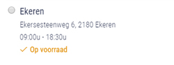 Voorraad laatste stuks