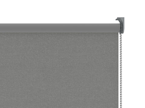 Rechte raam bedieningsketting aluminium en ophangsteun grijs
