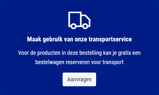 Bestelwagen reserveren