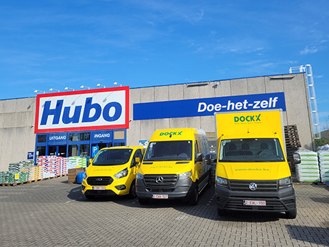 Hubo bestelwagen Dockx Rental
