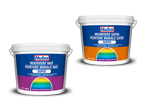 Hubo muurverf super mat en satin