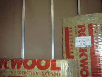 Wand metalen profielen