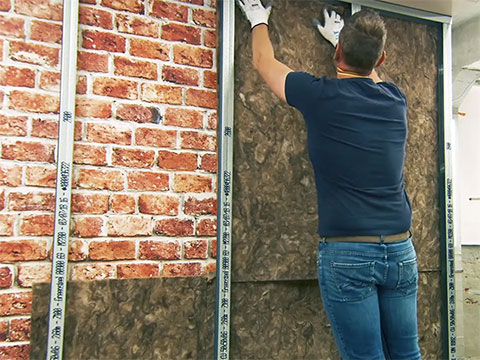 Glaswolisolatie plaatsen