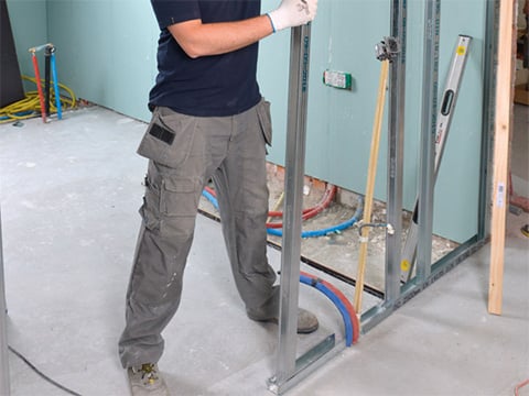 Verticale profielen plaatsen