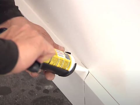 Plinten afwerken