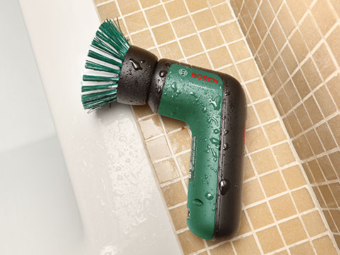 Bosch UniversalBrush geschikt voor het reinigen van keuken, badkamer of buitenshuis