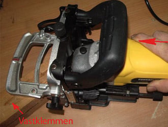 Werkstuk klemmen