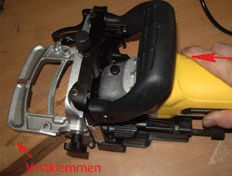 Werkstuk klemmen