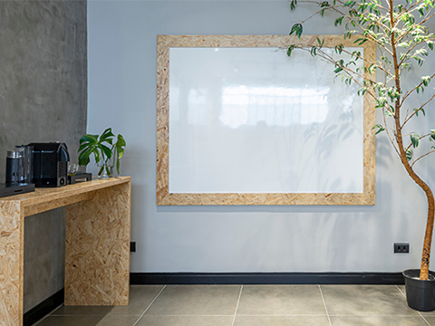 Houten platen kiezen