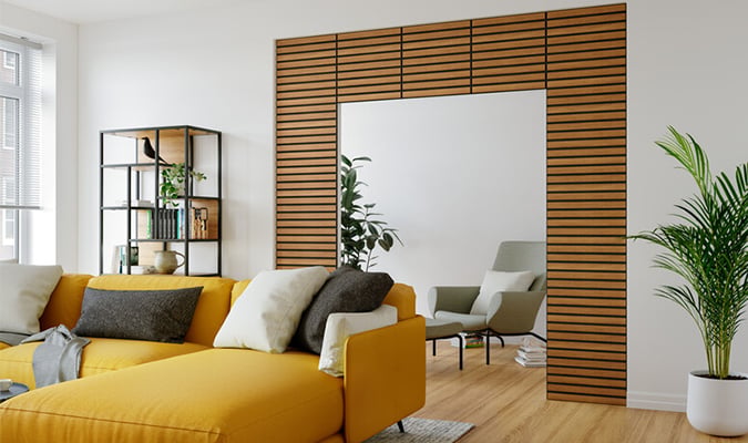 Decowall Acoustic Tile woonkamer