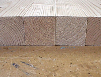 Plank laten drogen