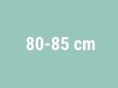 Opbergrekken met een breedte tussen 80 en 85 cm