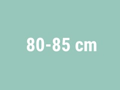 Opbergrekken met een breedte tussen 80 en 85 cm