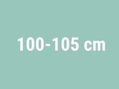 Opbergrekken met een breedte tussen 100 en 105 cm