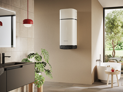 Boiler in badkamer