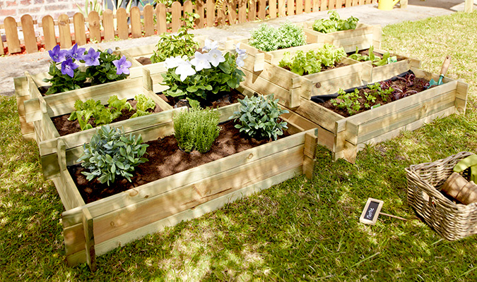 Moestuinbakken