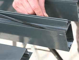 Rubberstrook aanbrengen