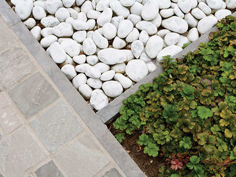 Siergrind Carrara rond