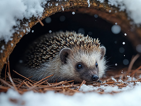 Wintervoer voor egels