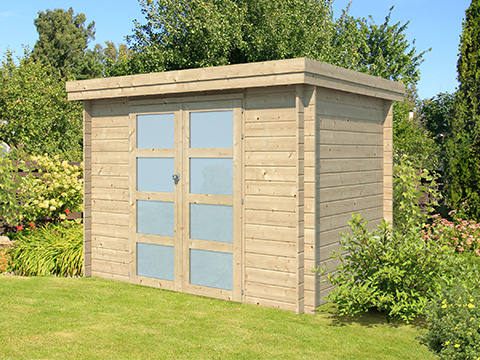 Moderne houten tuinhuizen