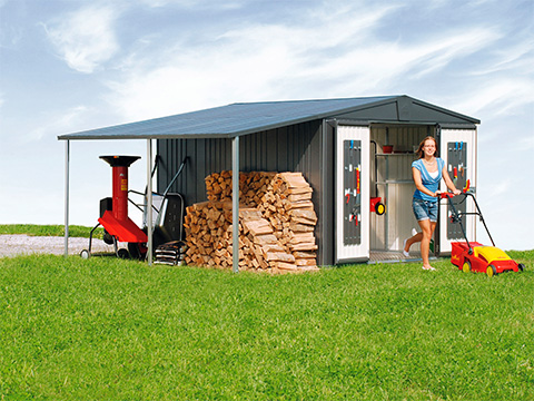 Metalen tuinhuizen