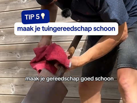 gereedschap reinigen
