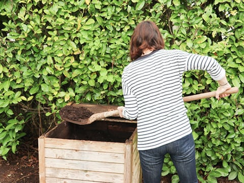 Moestuin compost