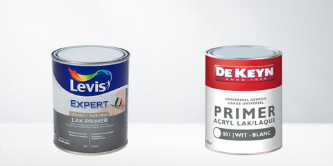 Lakprimer voor gladde ondergronden