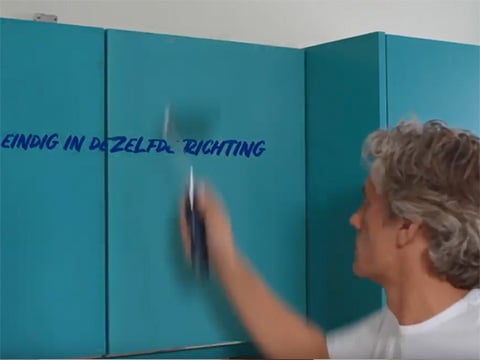 Keukenkasten lakken