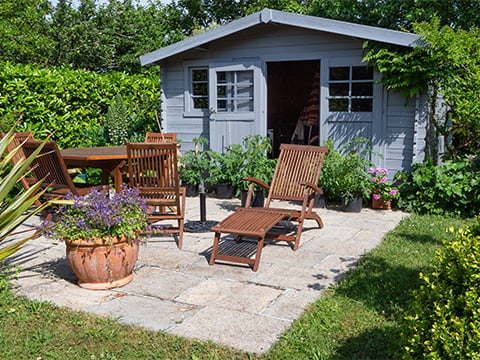 V33 Tuinafsluiting & tuinhuisbeits