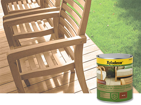 Tuinmeubelbeits natuurlijk effect Xyladecor