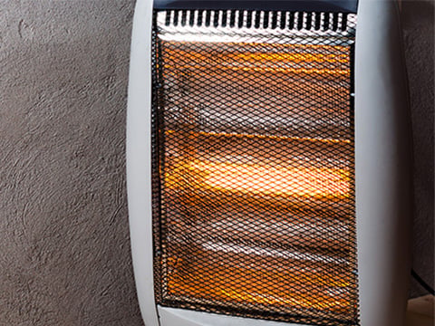Halogeen verwarming
