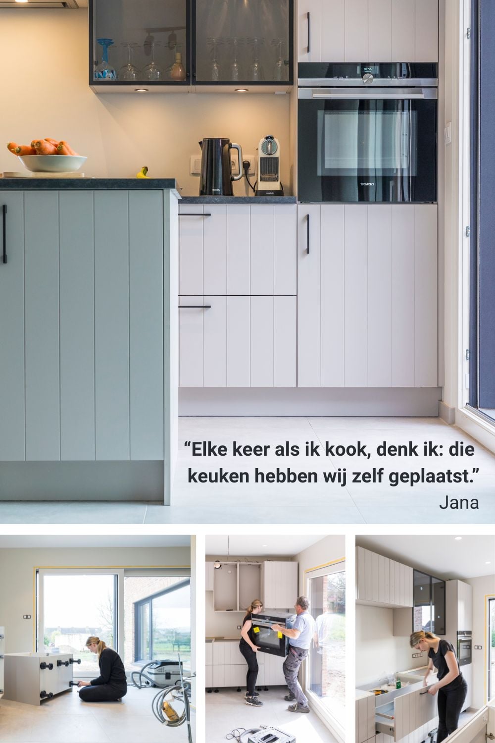 keuken zelf plaatsen