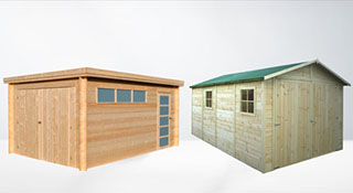 Houten garages aankoopbaar met ecocheques