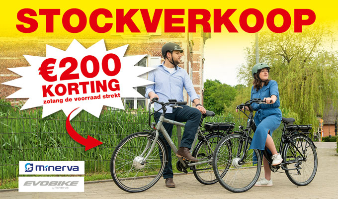 Stockverkoop elektrische fietsen