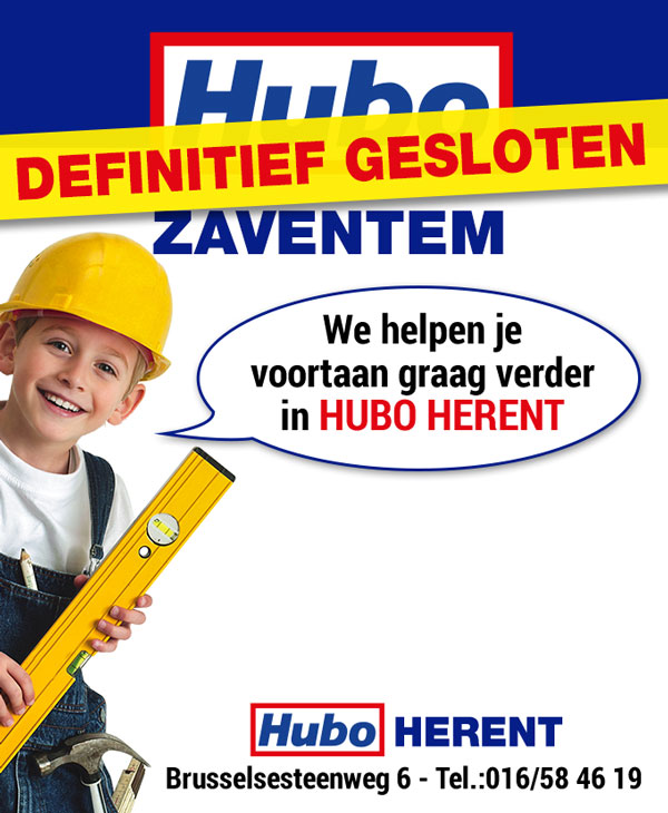 Hubo Zaventem gesloten